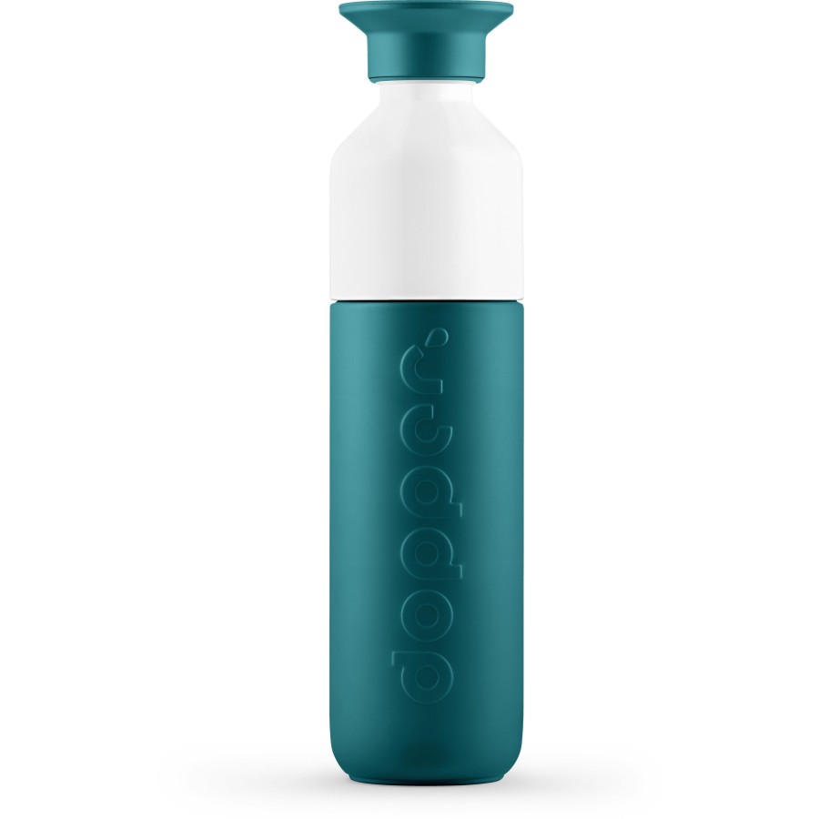 Kampeerartikelen Dopper Drinkflessen | Dopper Insulated Drinkfles 350 Ml Green Lagoon