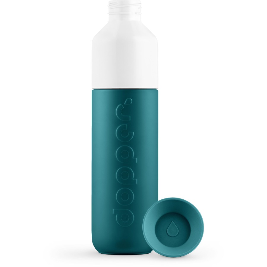 Kampeerartikelen Dopper Drinkflessen | Dopper Insulated Drinkfles 350 Ml Green Lagoon