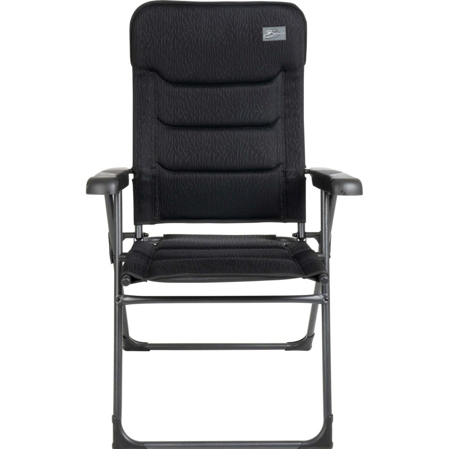 Kampeerartikelen Bardani Campingstoelen | Bardani Vasco 3D Comfort Campingstoel Zebra Black