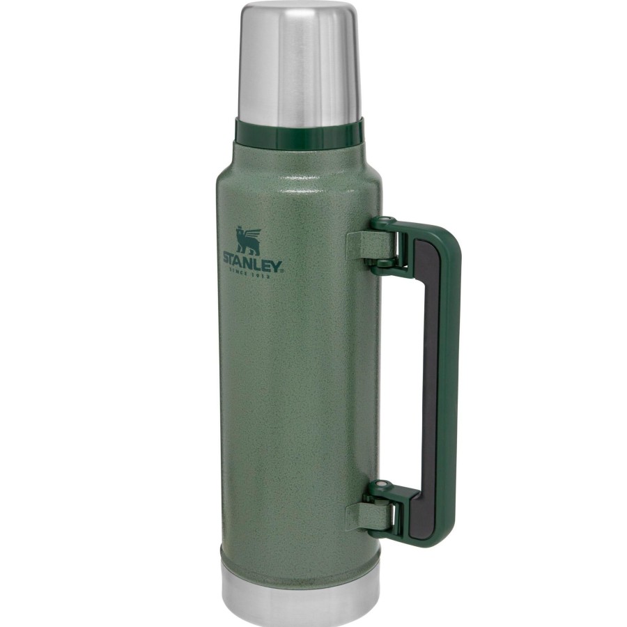 Kampeerartikelen Stanley PMI Drinkflessen | Stanley Pmi Classic Legendary Thermosfles 1,4 Liter Hammertone Green