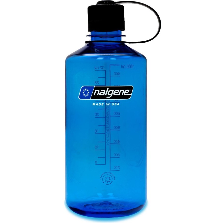 Kampeerartikelen Nalgene Drinkflessen | Nalgene Narrow Mouth Sustain Drinkfles 1 Liter Slate