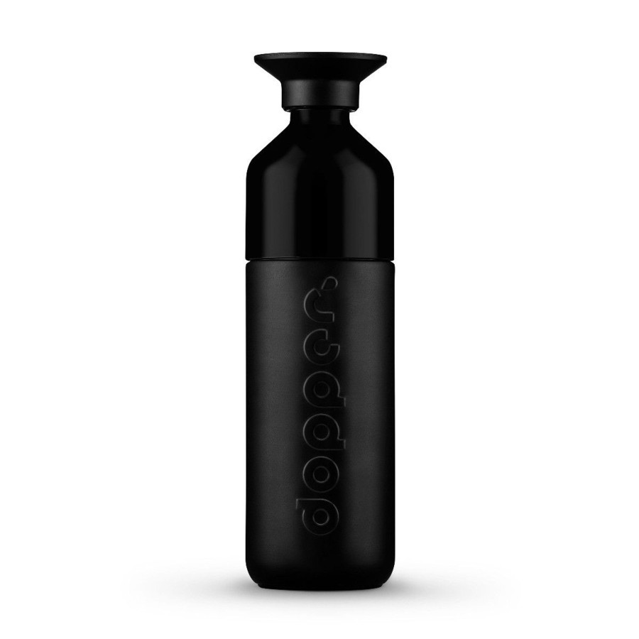 Kampeerartikelen Dopper Drinkflessen | Dopper Insulated Drinkfles 580 Ml Blazing Black