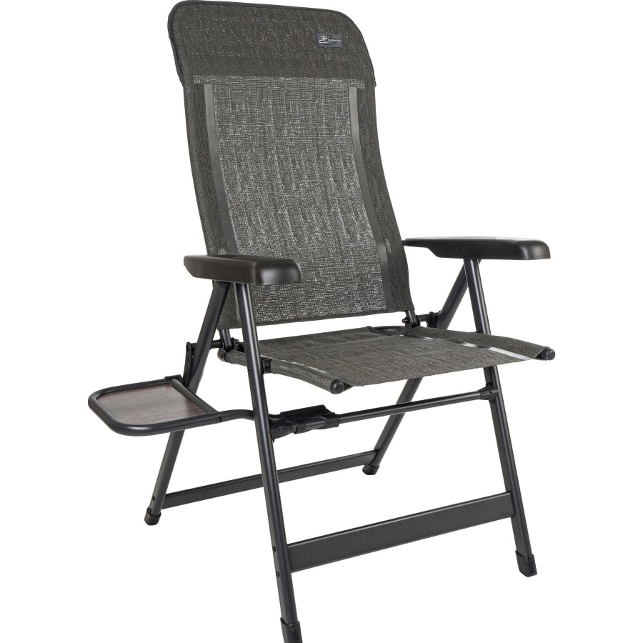 Kampeerartikelen Bardani Campingstoelen | Bardani Domenica Plus Campingstoel Urban Grey