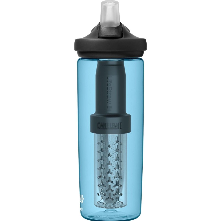 Kampeerartikelen CamelBak Drinkflessen | Camelbak Eddy+ Drinkfles 600 Ml Filtered By Lifestraw True Blue