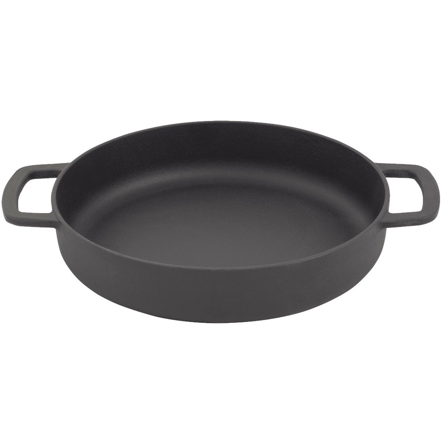 Kampeerartikelen COMBEKK Pannen | Combekk Sous-Chef Double Handle Koekenpan Black O 24 Cm