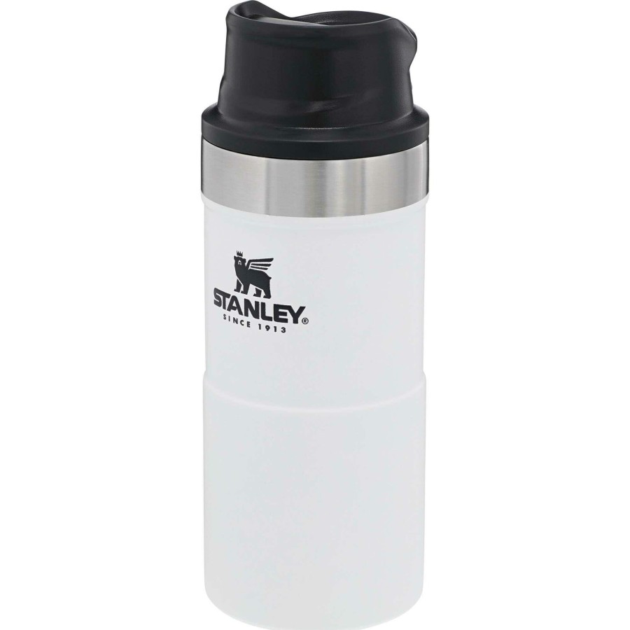 Kampeerartikelen Stanley PMI Drinkflessen | Stanley Pmi Classic Trigger-Action Thermosbeker 350 Ml Polar