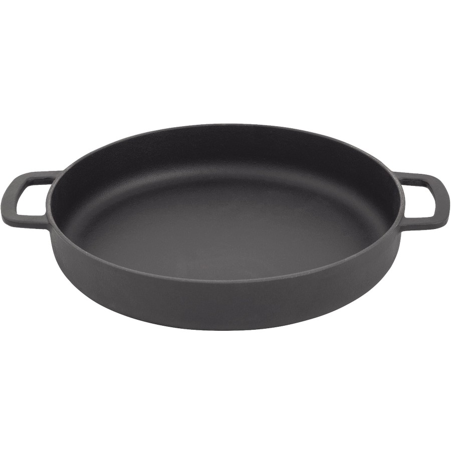 Kampeerartikelen COMBEKK Pannen | Combekk Sous-Chef Double Handle Koekenpan Black O 28 Cm