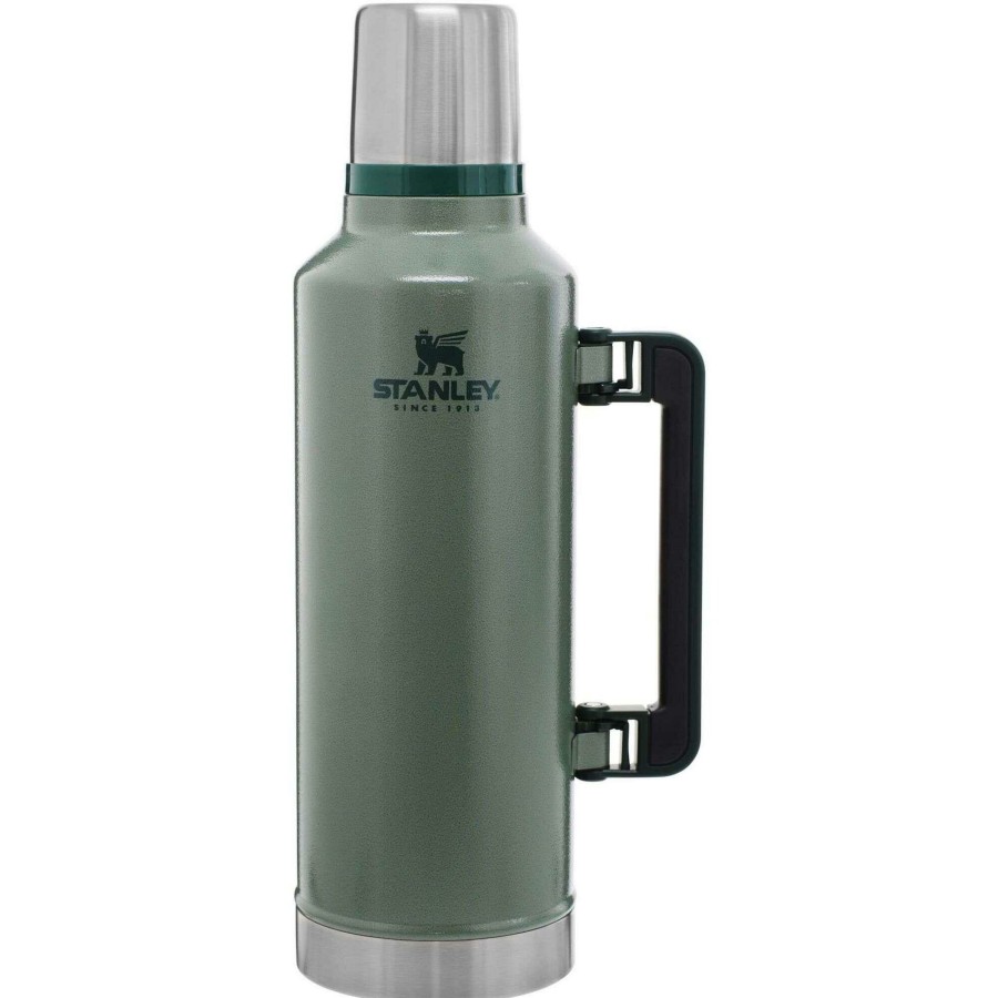 Kampeerartikelen Stanley PMI Drinkflessen | Stanley Pmi The Legendary Classic Thermosfles 2,3 Liter Hammertone Green