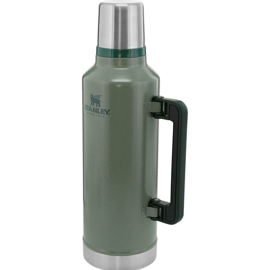 Kampeerartikelen Stanley PMI Drinkflessen | Stanley Pmi The Legendary Classic Thermosfles 2,3 Liter Hammertone Green