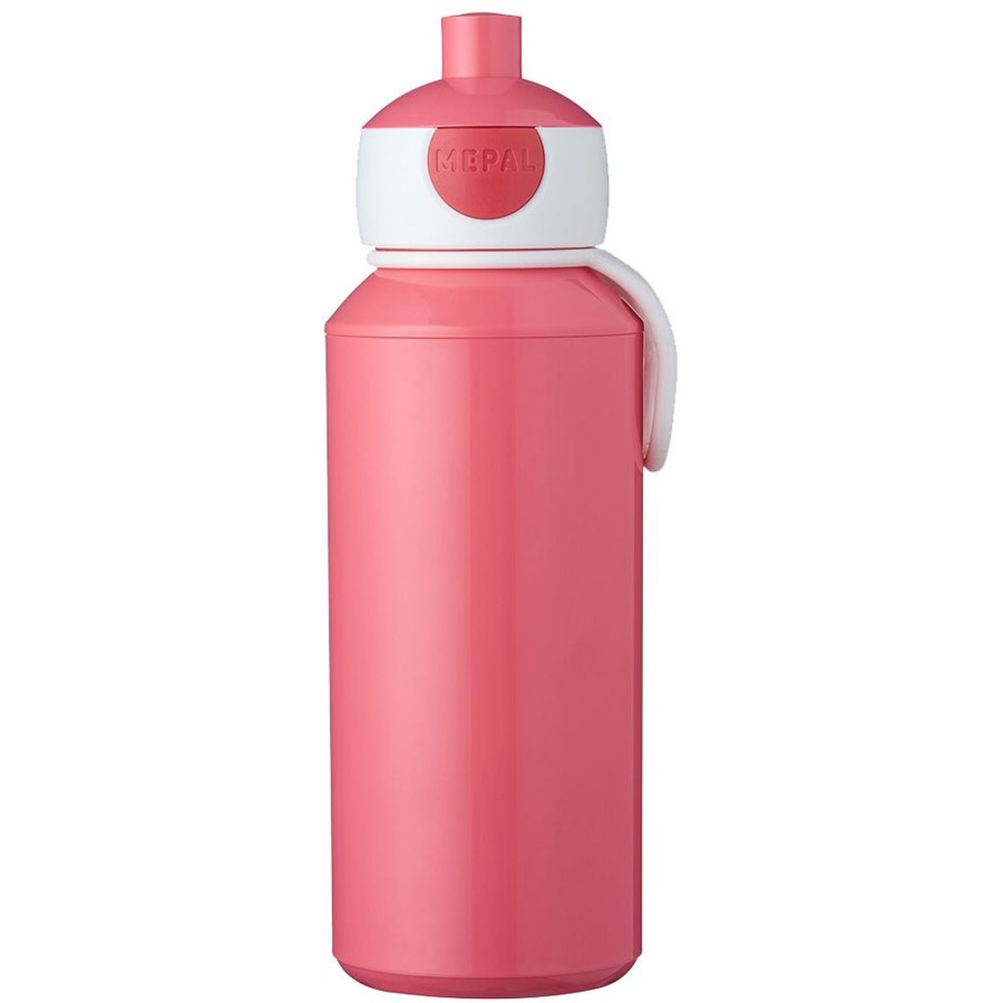 Kampeerartikelen Mepal Lunchboxen & Bekers | Mepal Pop-Up Campus Drinkfles 400 Ml Pink