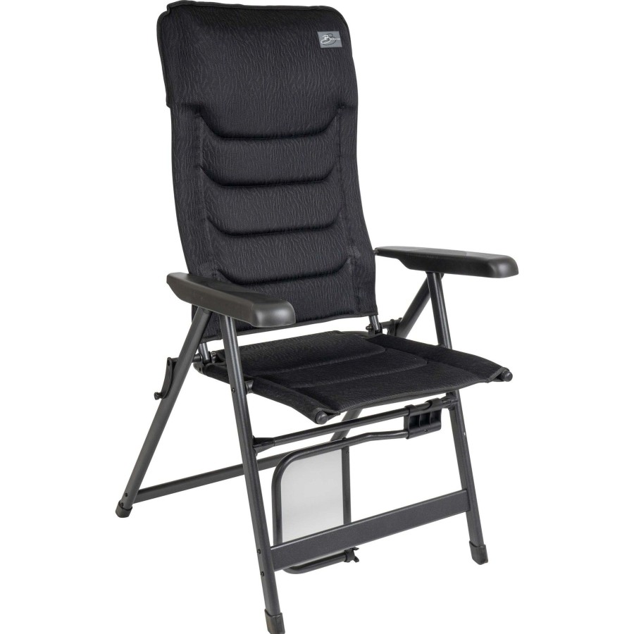 Kampeerartikelen Bardani Campingstoelen | Bardani Domenica Plus 3D Comfort Campingstoel Zebra Black 22