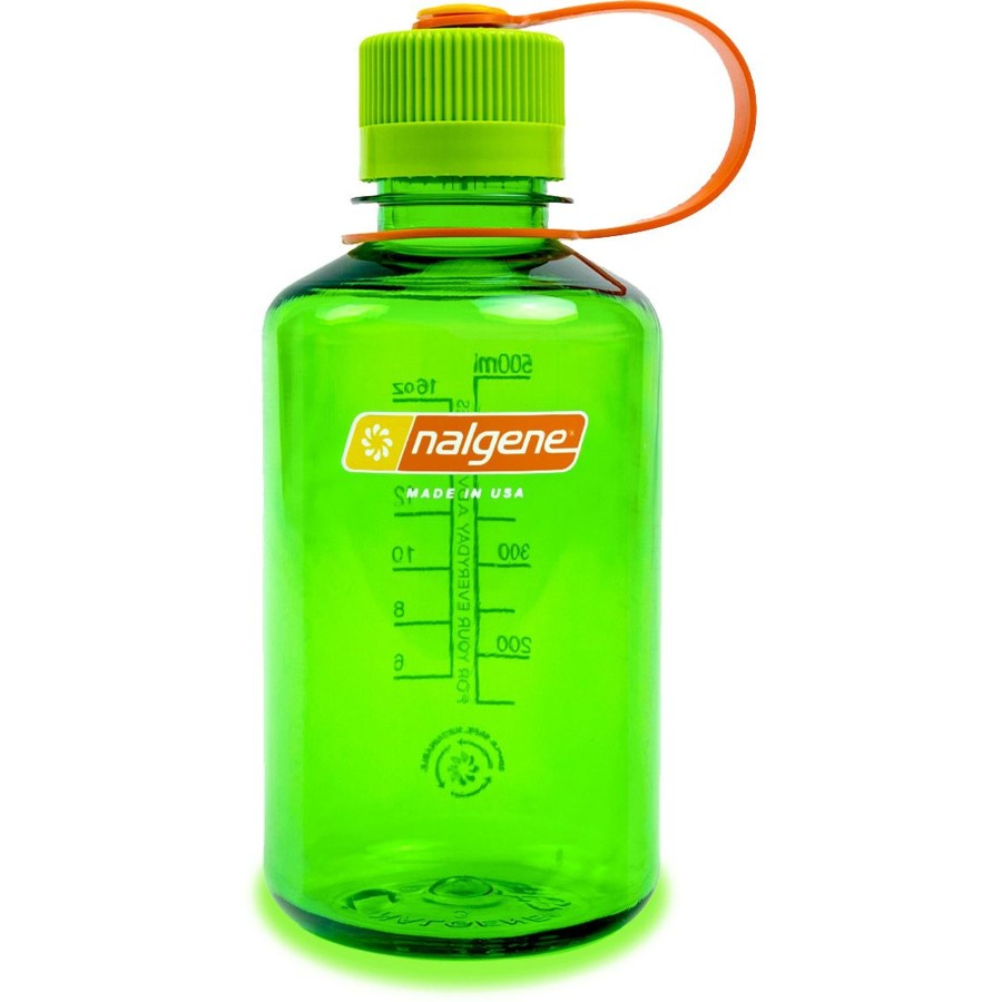 Kampeerartikelen Nalgene Drinkflessen | Nalgene Narrow Mouth Sustain Drinkfles 500 Ml Melon Ball