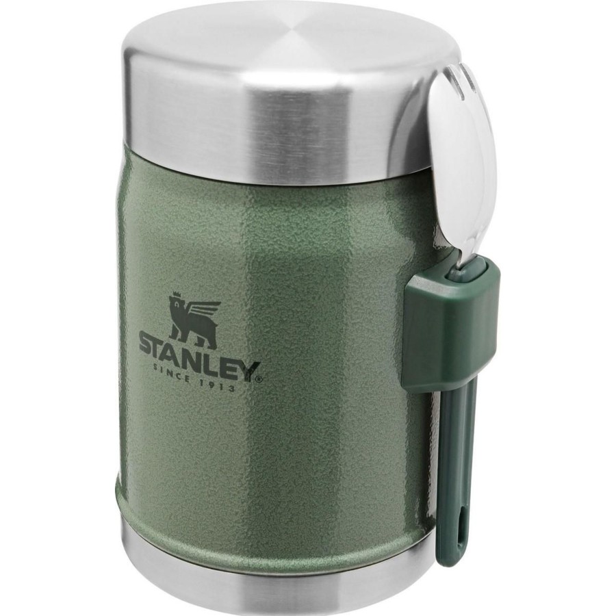 Kampeerartikelen Stanley PMI Drinkflessen | Stanley Pmi Legendary Lunchbeker 400 Ml Hammertone Green