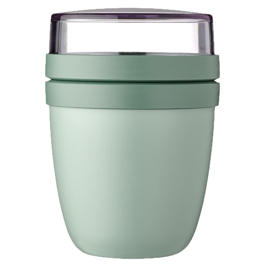 Kampeerartikelen Mepal Lunchboxen & Bekers | Mepal Ellipse Mini Lunchpot 420 Ml Nordic Sage