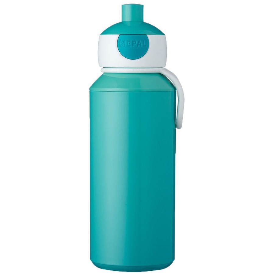 Kampeerartikelen Mepal Lunchboxen & Bekers | Mepal Pop-Up Campus Drinkfles 400 Ml Turquoise