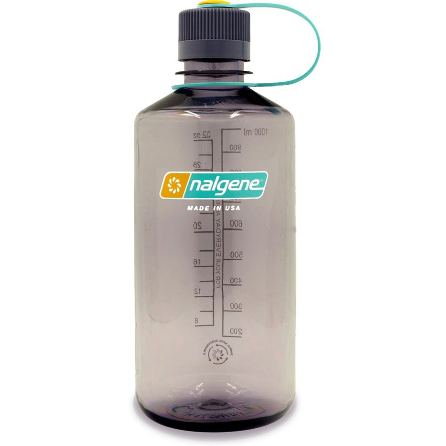 Kampeerartikelen Nalgene Drinkflessen | Nalgene Narrow Mouth Sustain Drinkfles 1 Liter Aubergine