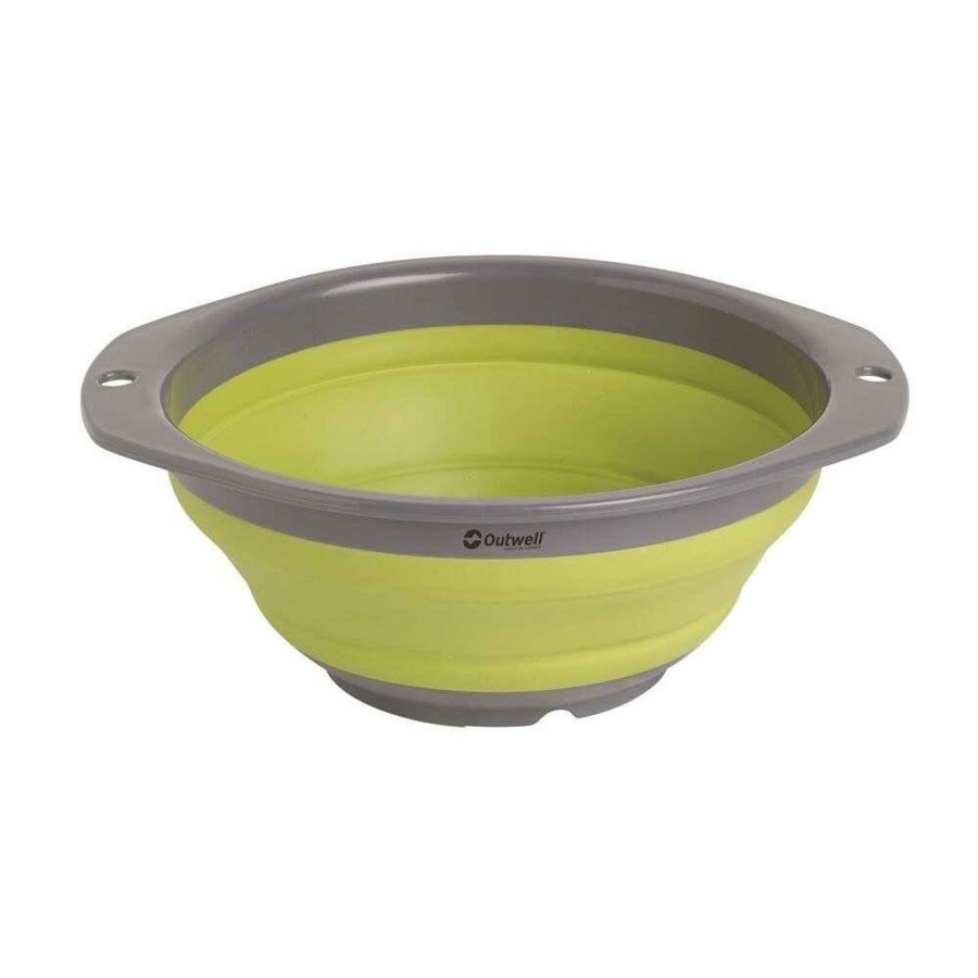 Kampeerartikelen Outwell Schalen | Outwell Collaps S Opvouwbare Schaal 1 Liter Lime Green