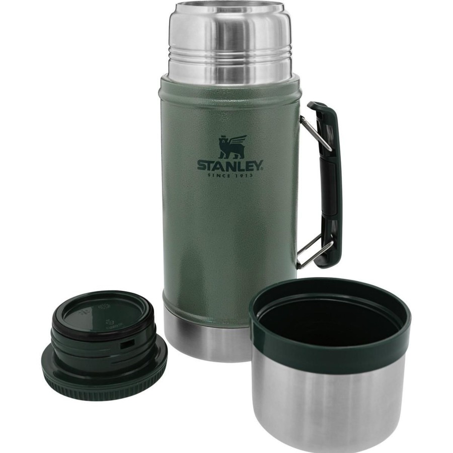 Kampeerartikelen Stanley PMI Drinkflessen | Stanley Pmi Classic Legendary Thermosbeker 940 Ml Hammertone Green