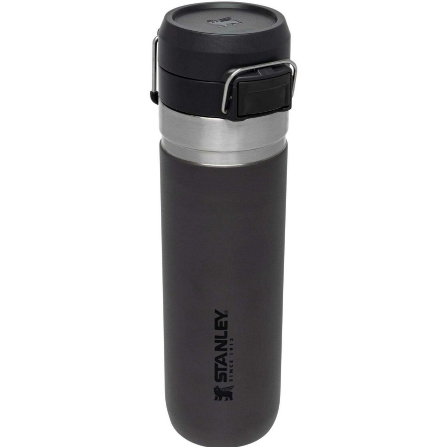 Kampeerartikelen Stanley PMI Drinkflessen | Stanley Pmi The Quick Flip Go Thermosbeker 1,06 Liter Charcoal