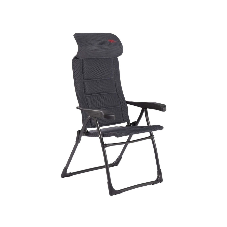 Kampeerartikelen Crespo Campingstoelen | Crespo Ap-215 Air-Deluxe Compact Campingstoel Grijs