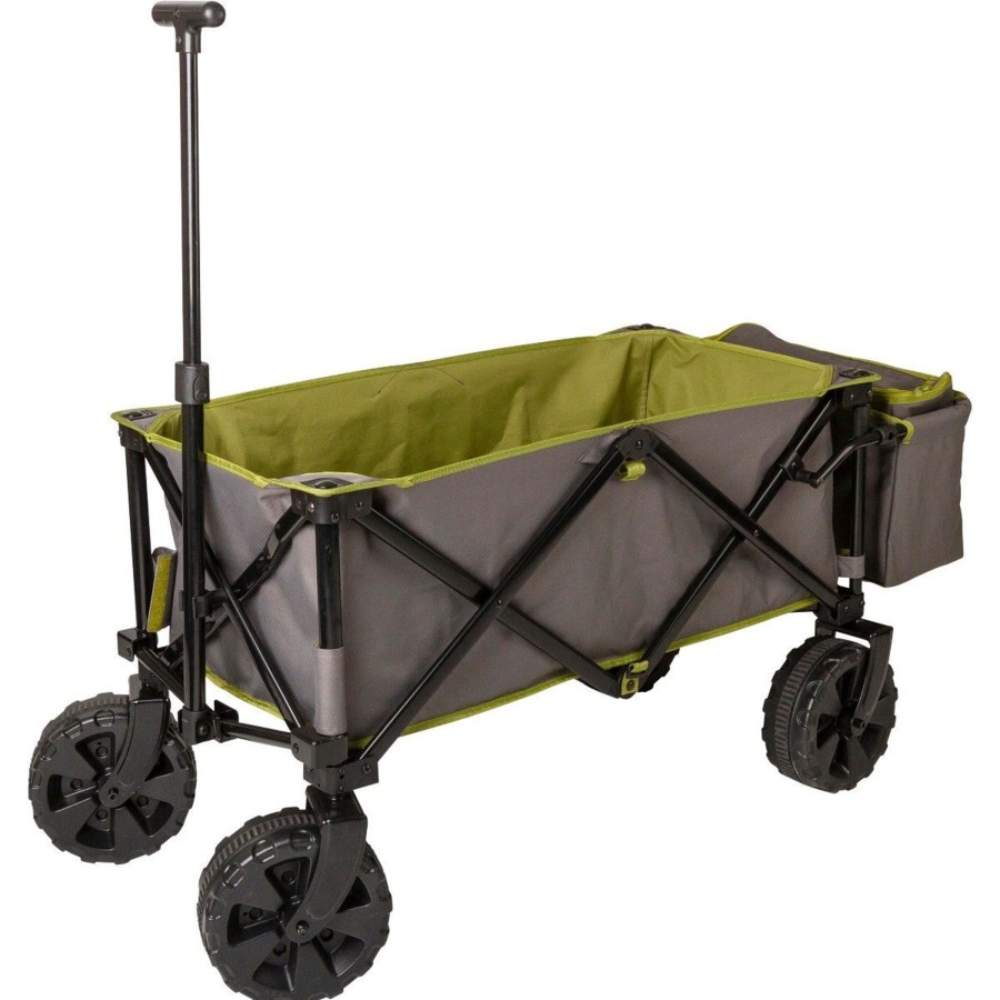 Kampeerartikelen Safarica Accessoires | Safarica Caprice Deluxe Strandtrolley Grijs Groen