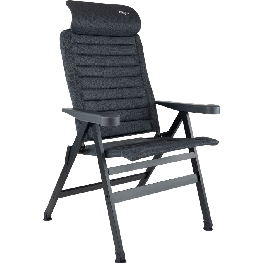 Kampeerartikelen Crespo Campingstoelen | Crespo Ap-438 Air-Select Compact Campingstoel Grijs