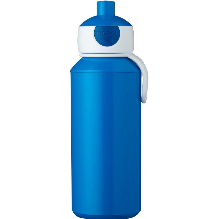 Kampeerartikelen Mepal Lunchboxen & Bekers | Mepal Pop-Up Campus Drinkfles 400 Ml Blauw