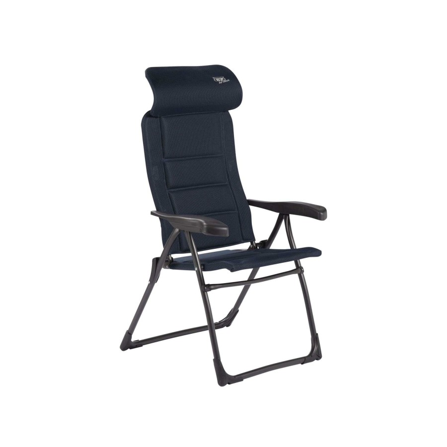 Kampeerartikelen Crespo Campingstoelen | Crespo Ap-215 Air-Deluxe Compact Campingstoel Blauw