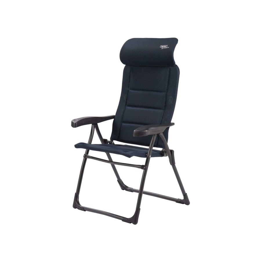 Kampeerartikelen Crespo Campingstoelen | Crespo Ap-215 Air-Deluxe Compact Campingstoel Blauw