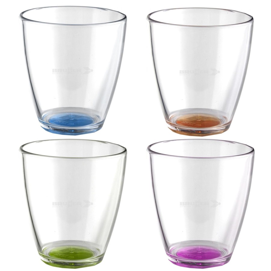 Kampeerartikelen Brunner Glazen & Bekers | Brunner Tahiti Glas 200 Ml Transparant 4-Pack