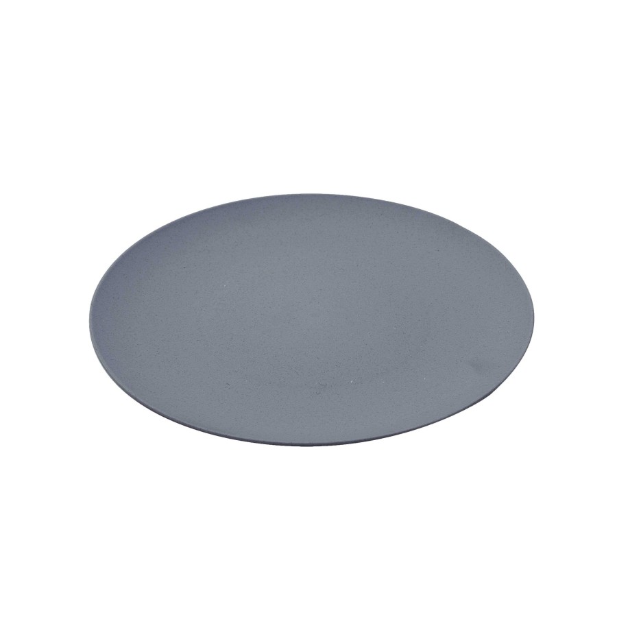 Kampeerartikelen Point-Virgule Servies | Point-Virgule Pla Plat Bord O 255 Mm Donkergrijs