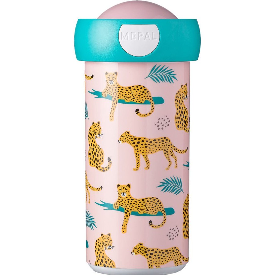 Kampeerartikelen Mepal Lunchboxen & Bekers | Mepal Campus Drinkbeker 300 Ml Leopard