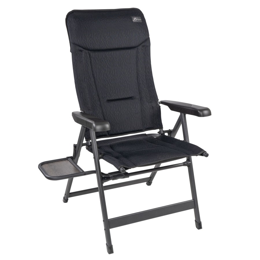 Kampeerartikelen Bardani Campingstoelen | Bardani Domenica Plus 3D Comfort Campingstoel Zebra Black 2023