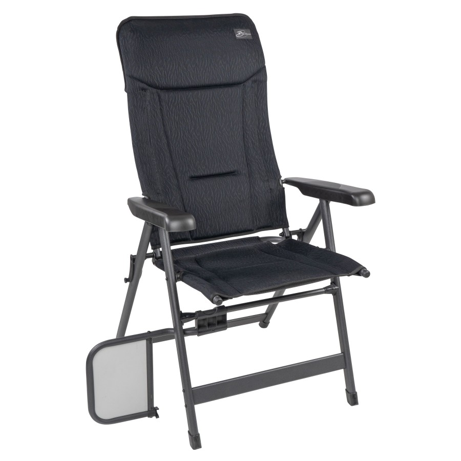 Kampeerartikelen Bardani Campingstoelen | Bardani Domenica Plus 3D Comfort Campingstoel Zebra Black 2023