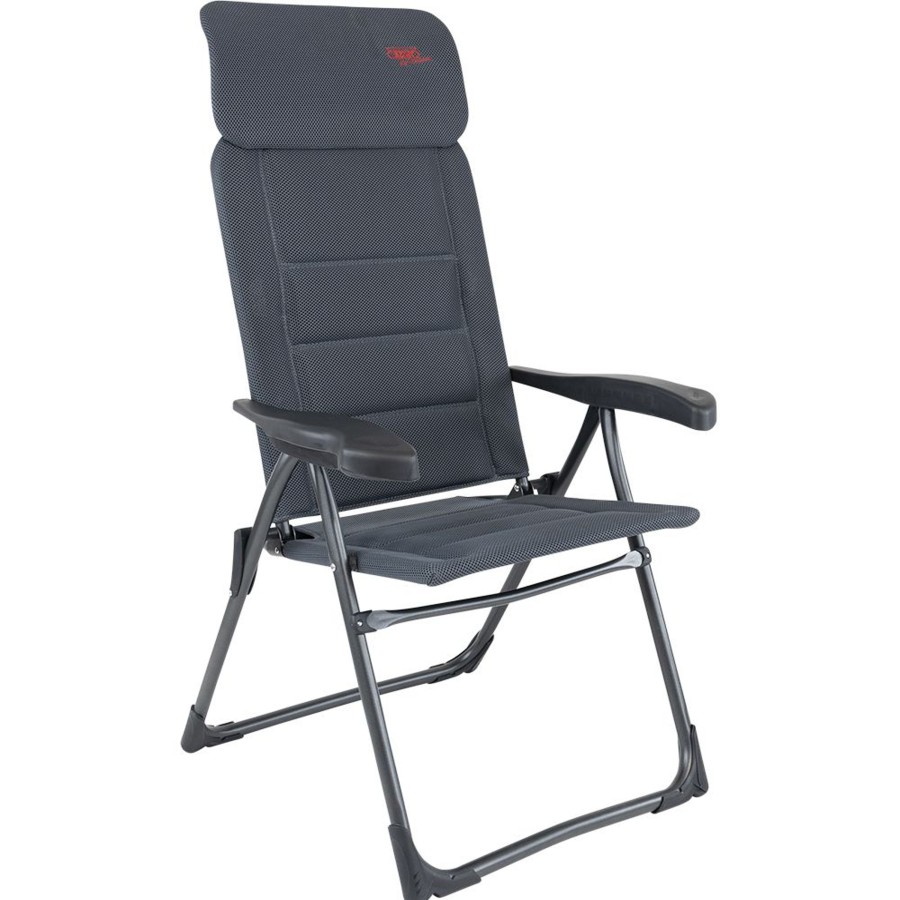 Kampeerartikelen Crespo Campingstoelen | Crespo Ap-213 Air Deluxe Compact Campingstoel Grijs