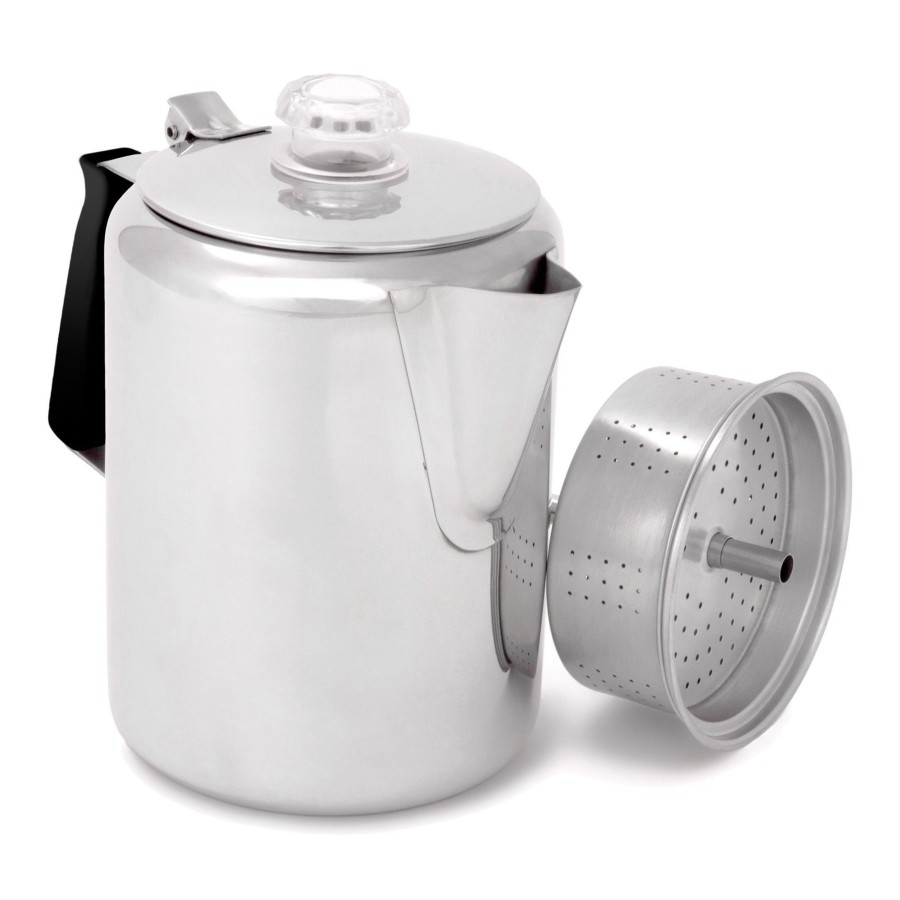 Kampeerartikelen GSI Outdoors Keukenapparaten | Gsi Outdoors Glacier Stainless Percolator 9 Kops