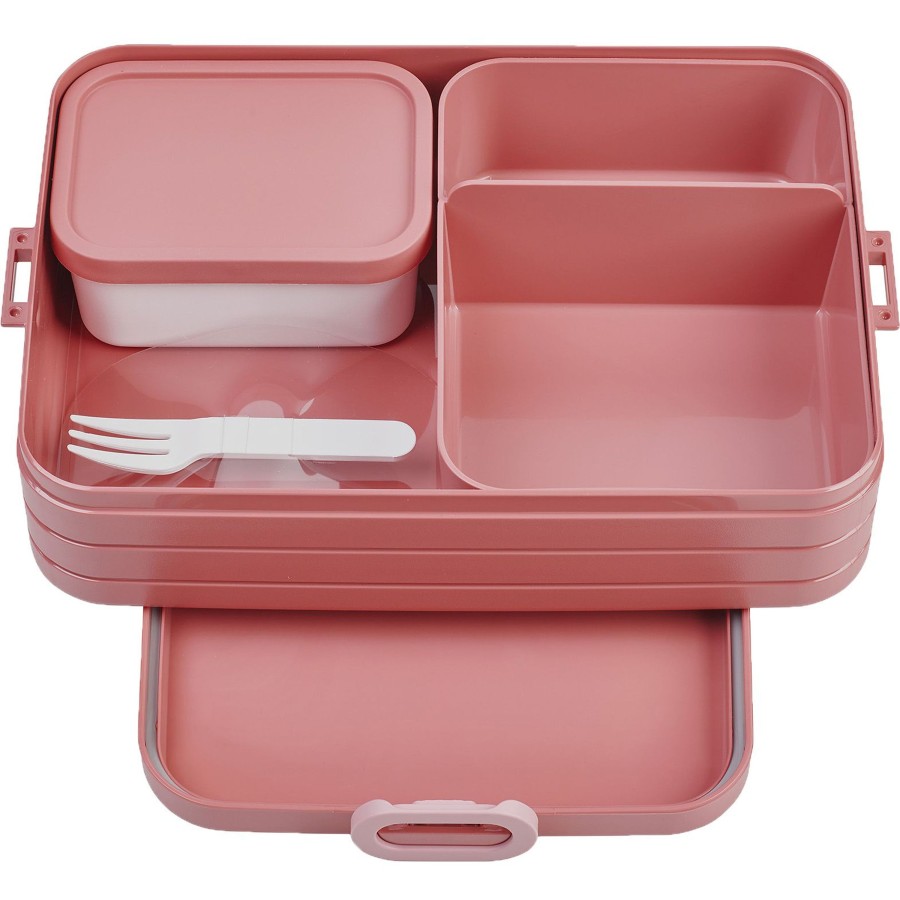 Kampeerartikelen Mepal Lunchboxen & Bekers | Mepal Take A Break Bento Lunchbox Large Vivid Mauve