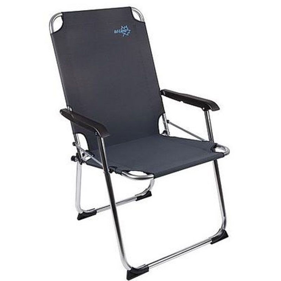 Kampeerartikelen Bo-Camp Campingstoelen | Bo-Camp Copa Rio Comfort Campingstoel Graphite