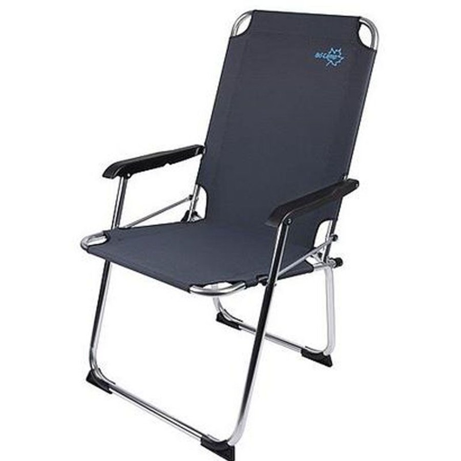 Kampeerartikelen Bo-Camp Campingstoelen | Bo-Camp Copa Rio Comfort Campingstoel Graphite