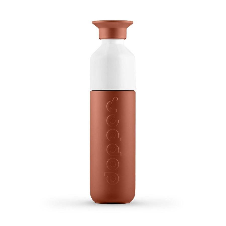 Kampeerartikelen Dopper Drinkflessen | Dopper Insulated Drinkfles 350 Ml Terracotta Tide