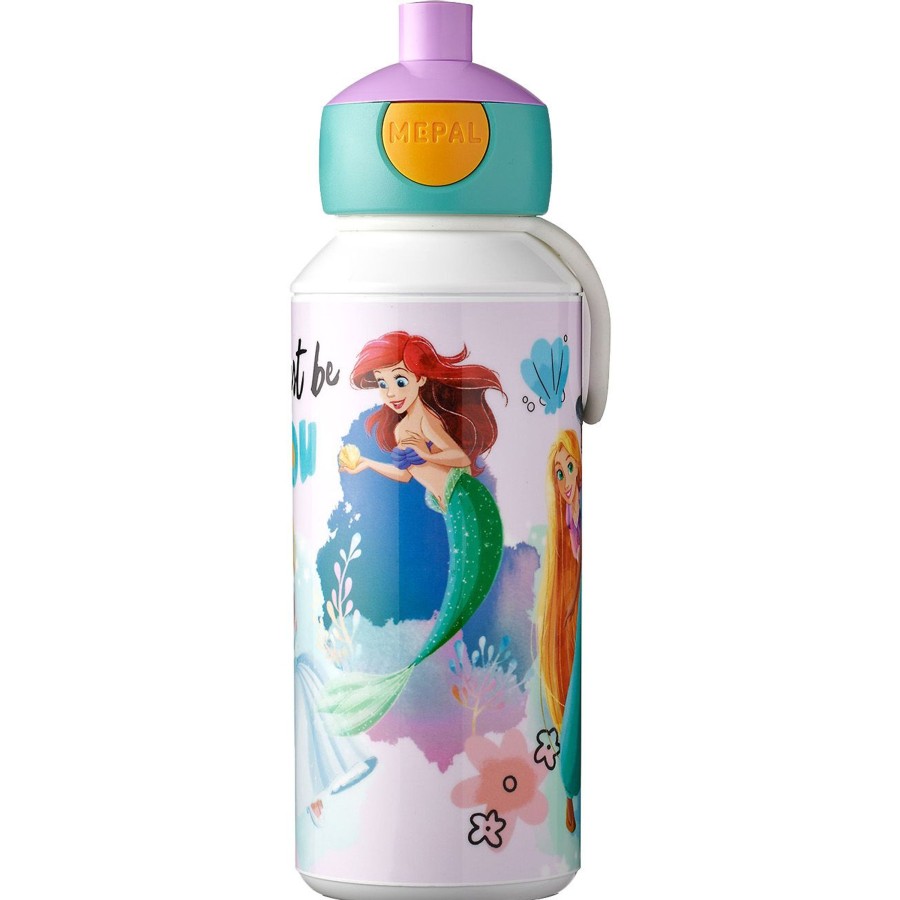 Kampeerartikelen Mepal Lunchboxen & Bekers | Mepal Pop-Up Campus Drinkfles 400 Ml Disney Princess