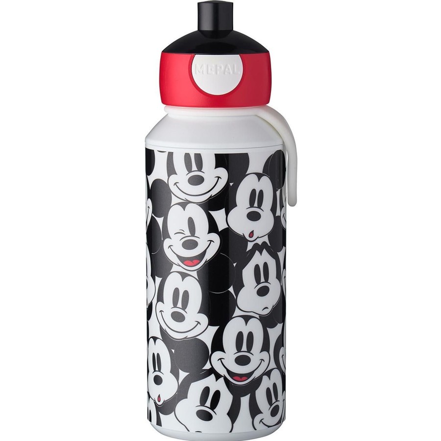 Kampeerartikelen Mepal Lunchboxen & Bekers | Mepal Pop-Up Campus Drinkfles 400 Ml Mickey Mouse