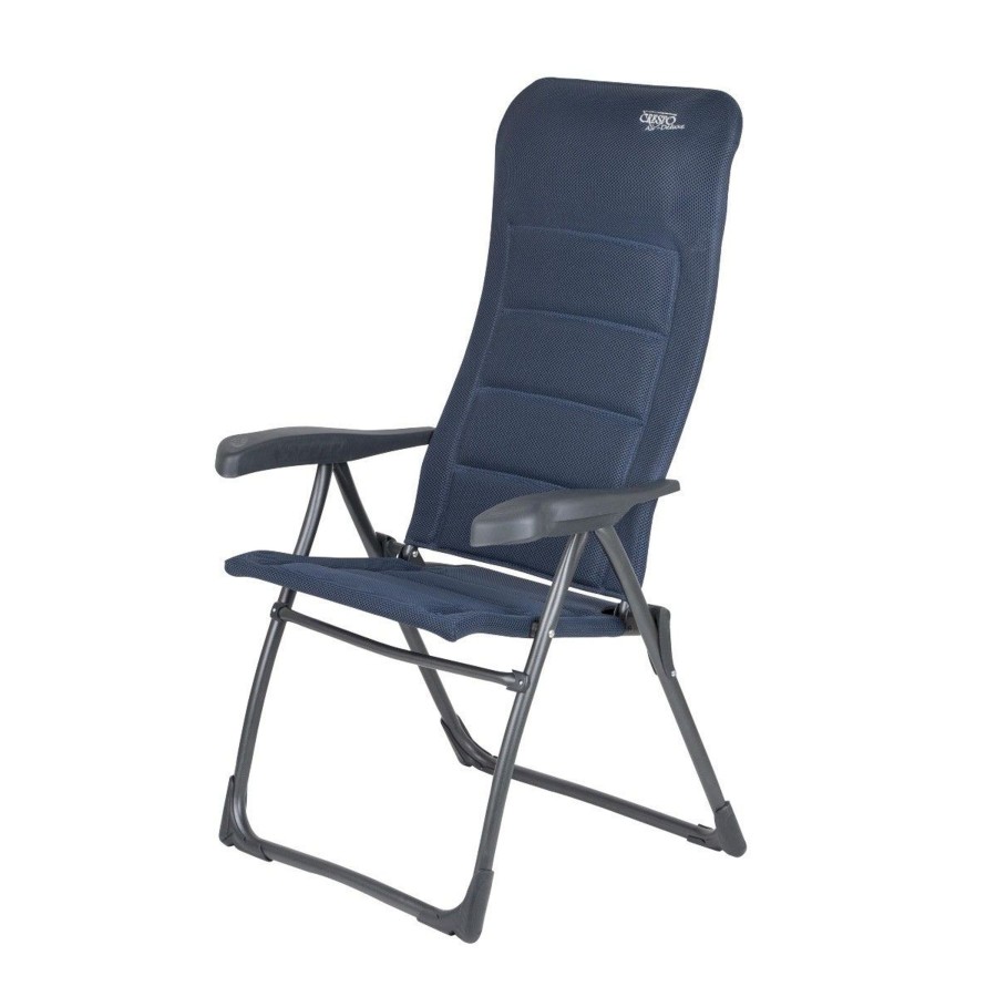 Kampeerartikelen Crespo Campingstoelen | Crespo Ap-215 Air-Deluxe Campingstoel Blauw