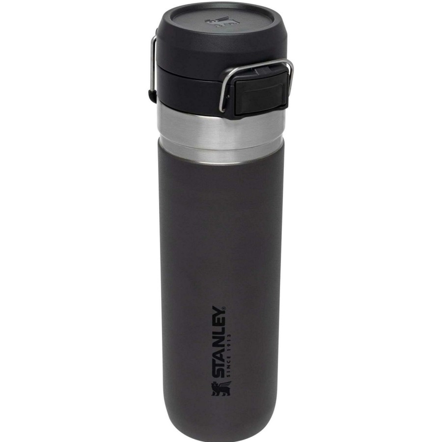 Kampeerartikelen Stanley PMI Drinkflessen | Stanley Pmi The Quick Flip Go Thermosbeker 700 Ml Charcoal