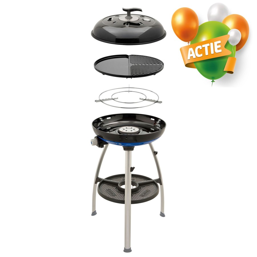 Kampeerartikelen Cadac Skottelbraais | Cadac Carri Chef 50 Bbq Plancha Combo Gasbarbecue