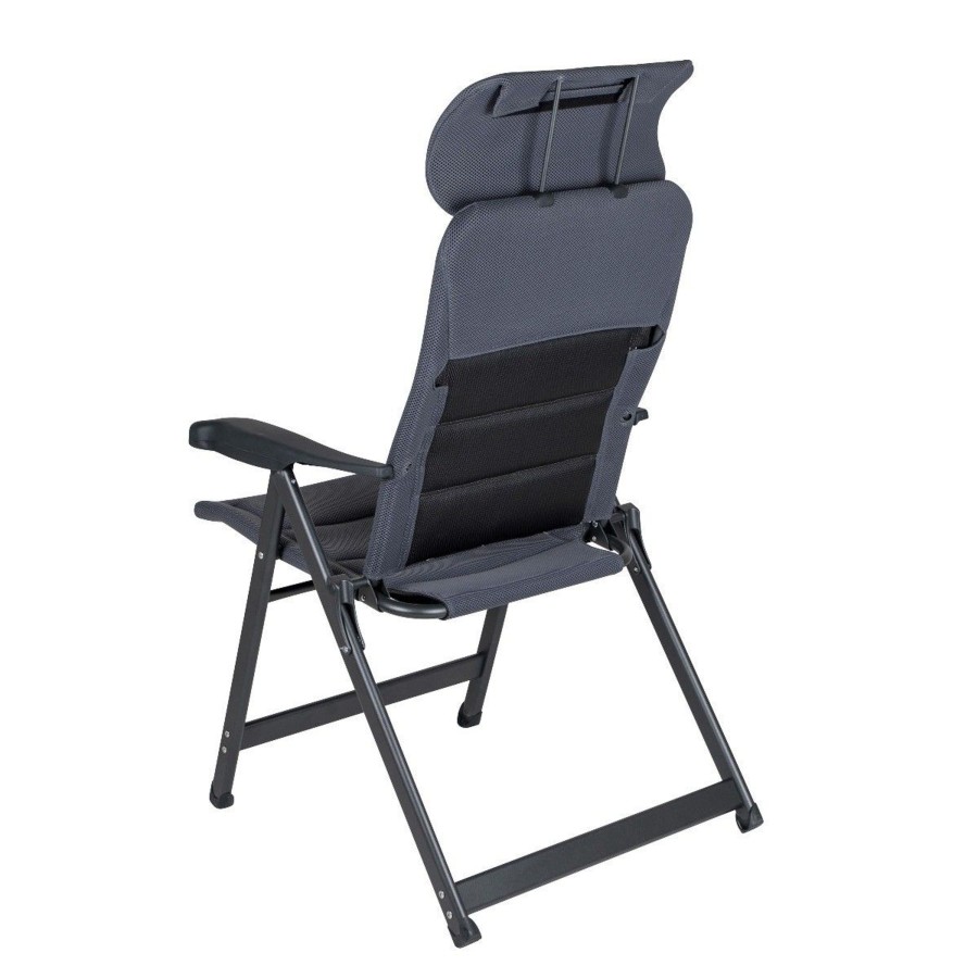 Kampeerartikelen Crespo Campingstoelen | Crespo Ap-237 Air-Deluxe Compact Campingstoel Grijs