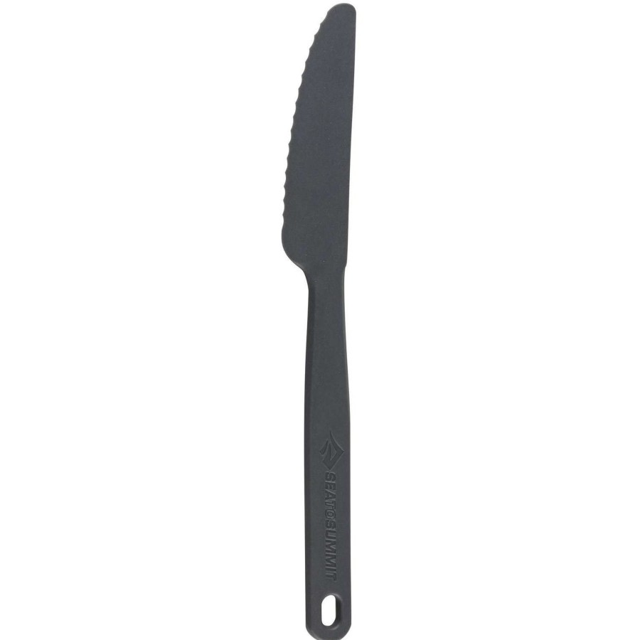 Kampeerartikelen Sea To Summit Bestek | Sea To Summit Camp Cutlery Mes Charcoal