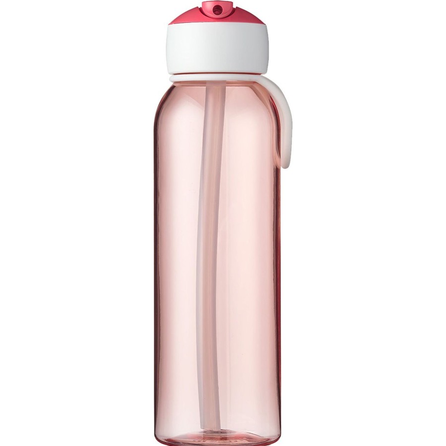 Kampeerartikelen Mepal Lunchboxen & Bekers | Mepal Flip-Up Campus Drinkfles 500 Ml Pink