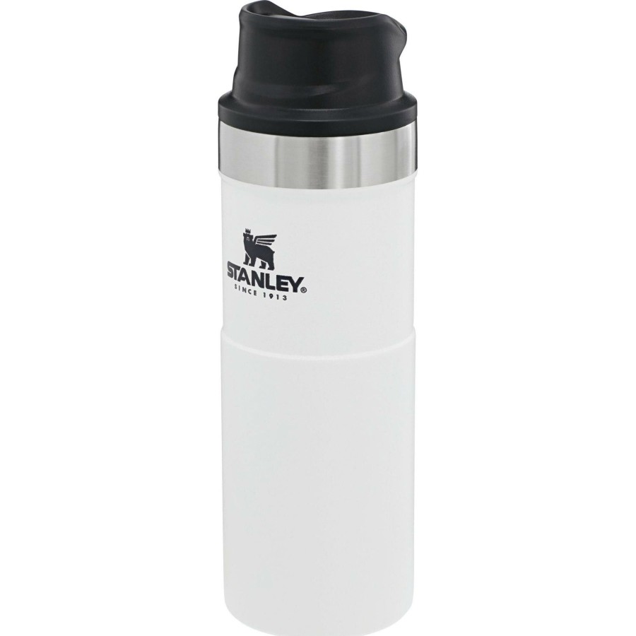 Kampeerartikelen Stanley PMI Drinkflessen | Stanley Pmi Classic Trigger-Action Thermosbeker 470 Ml Polar