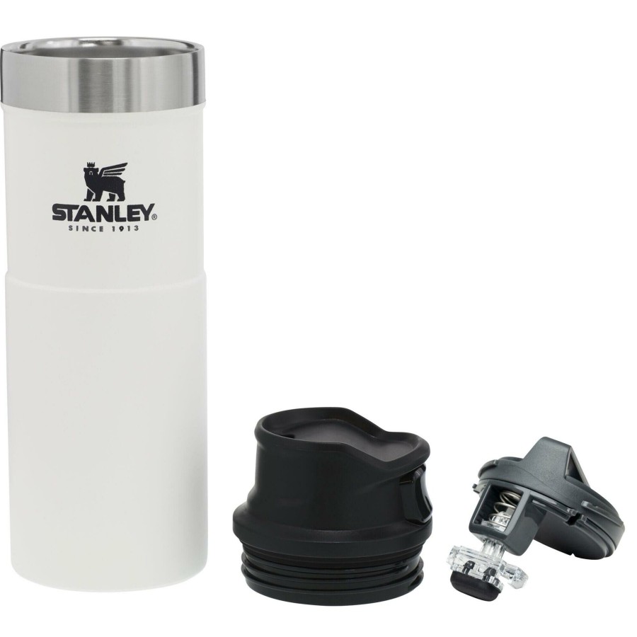 Kampeerartikelen Stanley PMI Drinkflessen | Stanley Pmi Classic Trigger-Action Thermosbeker 470 Ml Polar